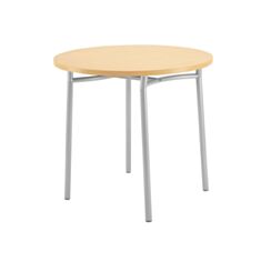 Стіл обідній TIRAMISU alu D90 бук - фото