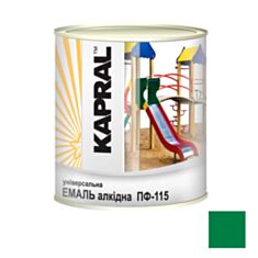 Емаль алкідна Kapral ПФ-115 універсальна зелена 0,9 кг - фото