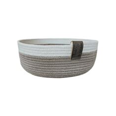 Корзина бавовняна Diy мокачіно/натуральний 19 см - фото