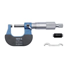 Мікрометр YATO YT-72301 з точністю 0,01 мм 25-50 мм - фото