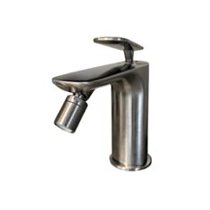 Смеситель для биде Cristina Foil FL 320.75 с донным клапаном черный - фото