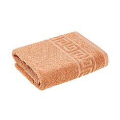 Рушник махровий бордюр 174298 50*90 см кавовий - фото