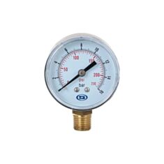 Манометр Gross вертикальный 1/4" 50 мм 16 бар - фото