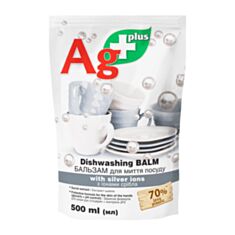 Бальзам для мытья посуды Bio Аg+ с ионами серебра дой-пак 500 мл - фото