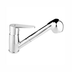 Смеситель для раковины с выдвижным душем Ferro Algeo BAG8 хром - фото