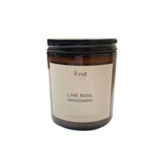 Свічка ароматична 4'est Lime Basil в склянці з кришкою 250 мл - фото