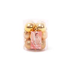 Набор елочных шаров БД 147-080 12 шт 4 см - фото