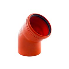 Коліно каналізаційне Valrom внутрішнє 45° D110 мм - фото