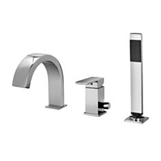 Змішувач для ванни Paffoni Elle EL040CR на 3 отвори хром - фото