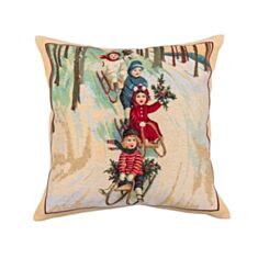 Наволочка новогодняя гобеленовая Limaso SLITTA-NV1 45*45 см - фото