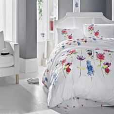 Комплект постільної білизни Cotton Box Minimal Ranforce SPRING Fusia 1.6 - фото