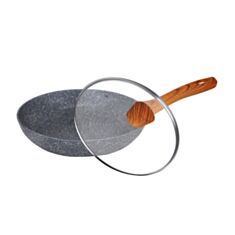 Сковорода с крышкой Maxmark MK-FP4524M 24 см - фото