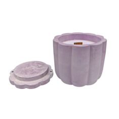 Свічка ароматична 4'est Osmantus Rose у гіпсовому кашпо 250 мл - фото