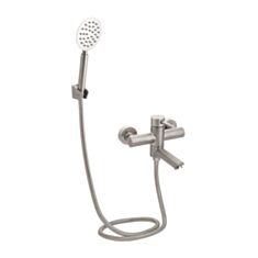 Змішувач для ванни Lidz Aria 006-1 Nickel  - фото