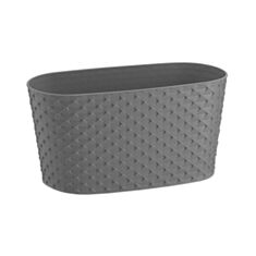 Горщик Serinova Kapadokya овальний 01102KAPB 4,7 л антрацит - фото