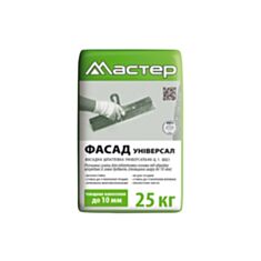 Шпаклівка універсальна Мастер Фасад 25 кг - фото