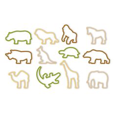 Формы для печенья Tescoma DELICIA Kids ZOO 630930 - фото