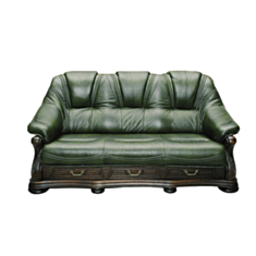 Диван Bordeaux 3p зеленый - фото