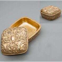 Шкатулка Ветви в цветах 025TK 10*10*5 см - фото