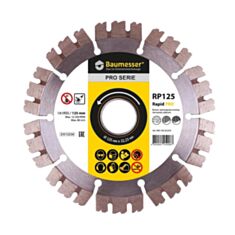 Круг алмазний Baumesser Rapid PRO 94315525010 125*2,0/1,2*22,23 мм - фото