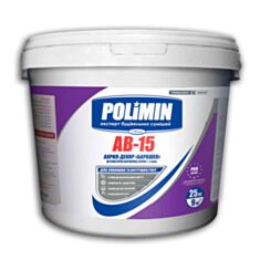 Штукатурка универсальная Полимин АВ-15 Декор "Барашек" акриловая База С 25 кг 1,5 мм - фото