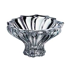 Фруктовниця на ніжці Bohemia Aurum-Crystal Plantica 6KG02/99V44 22 см - фото