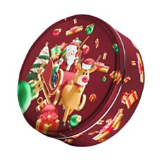 Коробка подарункова Дім Упаковки Санта на санях 14318 19*6,5 см - фото