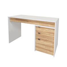 Стіл комп'ютерний EcoLine R білий - фото