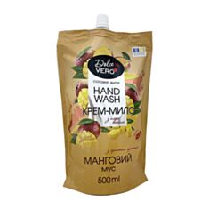 Крем-мыло жидкое Dolce Vero Манговый мусс doy-pack 500 мл - фото