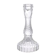 Подсвечник BonaDi 133-012 17 см прозрачный - фото