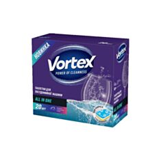 Таблетки для посудомоечных машин Vortex All in 1 20 шт - фото