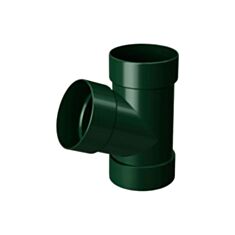 Трійник труби Rainway 67° 100 мм зелений - фото