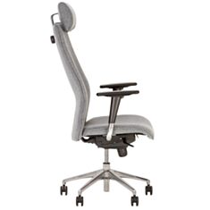 Крісло для керівників SOLO R HR steel chrome - фото