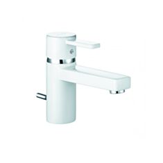 Смеситель для раковины с донным клапаном Kludi Zenta Black & White 382509175 - фото