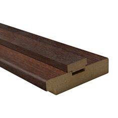 Дверна коробка Оміс МДФ ПВХ під добір 80*33*2050 мм дуб бордо - фото