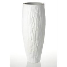 Ваза Eterna RuiCheng K8003 B13,5 14*14*35 см белая  - фото