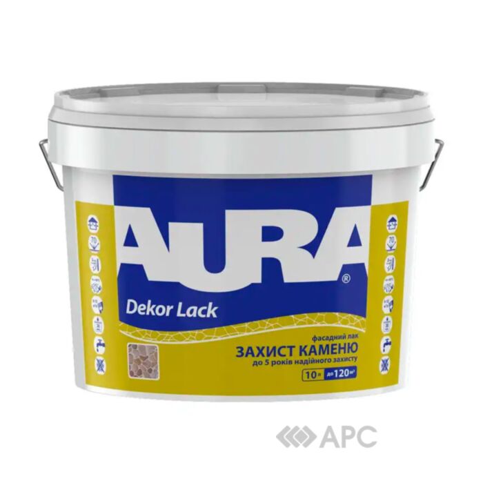 Лак фасадный Aura Dekor Lack Matt матовый акриловый 10 л в каталоге ARS